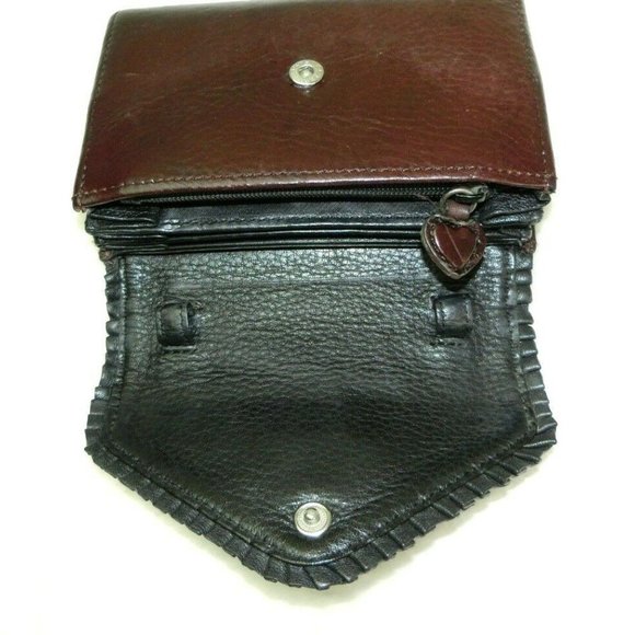 Brighton Leather Wallet Brown Crocodile Reptile - Picture 5 of 8